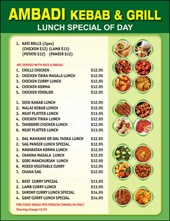 Lunch Special of Day
